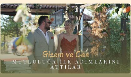 Gizem ve Can Mutluluğa İlk Adımlarını Attılar