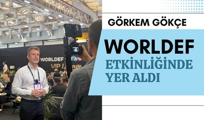 Görkem Gökçe WORLDEF Etkinliğinde Yer Aldı