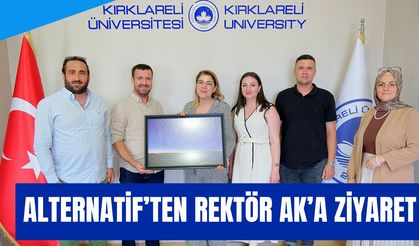 Alternatif’ten Rektör Ak’a Ziyaret