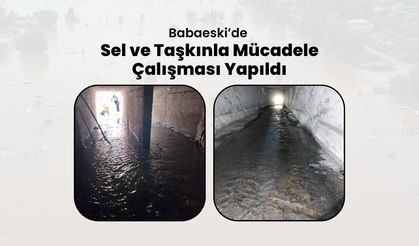 Babaeski’de Sel ve Taşkınla Mücadele Çalışması Yapıldı