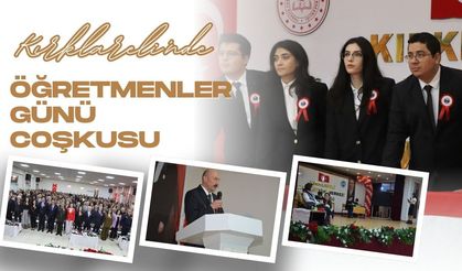 Kırklareli’nde 24 Kasım Öğretmenler Günü Coşkusu