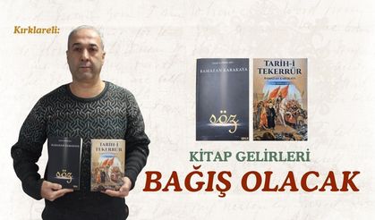 Kırklareli: Kitap Gelirleri Bağış Olacak