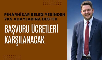 Pınarhisar Belediyesi’nden YKS Adaylarına Destek