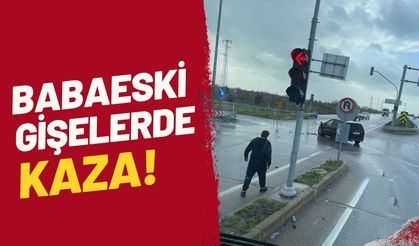 Babaeski Gişelerde Kaza!