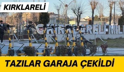 Kırklareli'nde Tazılar, Garaja Çekildi
