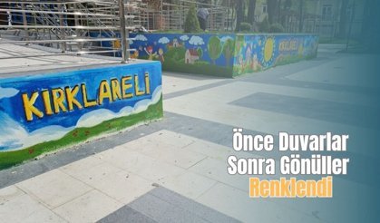 Kırklareli: Önce Duvarlar Sonra Gönüller Renklendi