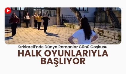 Kırklareli’nde Dünya Romanlar Günü Coşkusu Halk Oyunlarıyla Başlıyor
