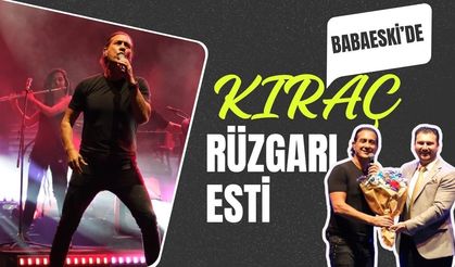 Babaeski’de Kıraç Rüzgarı Esti