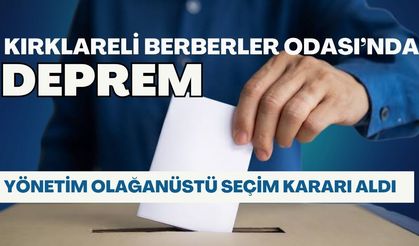Berberler Odasında Deprem! Yönetim Olağanüstü Seçim Kararı Aldı