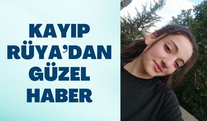 Kayıp Rüya’dan Güzel Haber
