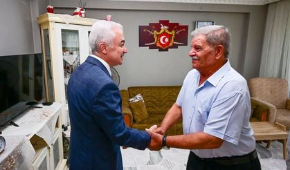 Vali Turan’dan Gazi Ramadan Yaka’ya Ziyaret