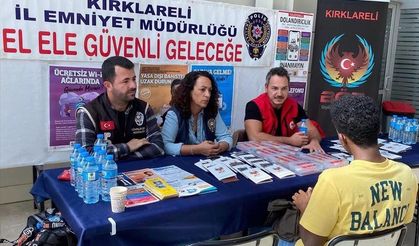 Kırklareli'nde Üniversite Öğrencilerine "El Ele Güvenli Geleceğe" Bilgilendirmesi