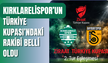Kırklarelispor’un Türkiye Kupası’ndaki Rakibi Belli Oldu
