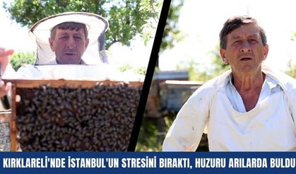 Kırklareli'nde İstanbul'un Stresini Bıraktı, Huzuru Arılarda Buldu