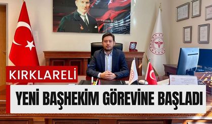 Kırklareli’nin Yeni Başhekimi Görevine Başladı
