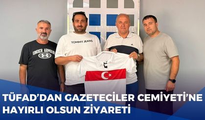 TÜFAD’dan Gazeteciler Cemiyeti’ne Hayırlı Olsun Ziyareti