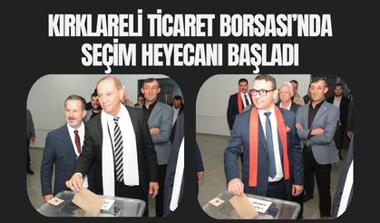 Kırklareli Ticaret Borsası’nda Seçim Heyecanı Başladı