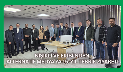 Nişikli ve Ekibi’nden Alternatif Medya’ya 15. Yıl Tebrik Ziyareti