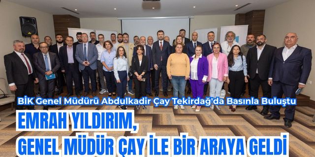 Emrah Yıldırım, Genel Müdür Çay İle Bir Araya Geldi