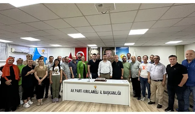 AK Parti Kırklareli Ailesinde Çifte Kutlama