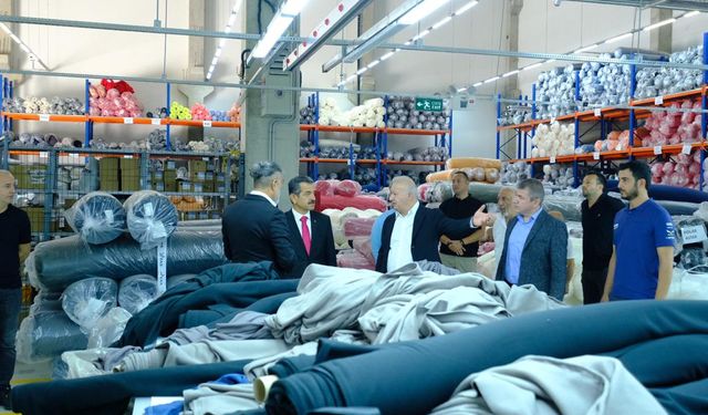 Vali Ekici Spor Fabrikasını Ziyaret Etti