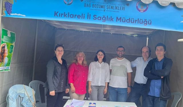 Bağbozumunda Sağlık Konusunda Bilgilendiler