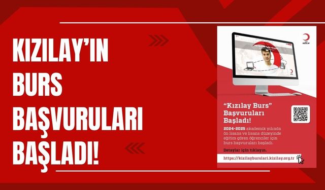 Kızılay’ın Burs Başvuruları Başladı!