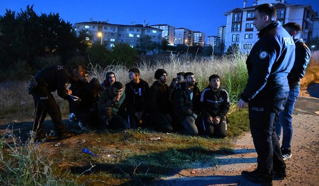 Edirne'de 10 Düzensiz Göçmen Yakalandı