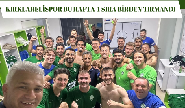 Kırklarelispor Bu Hafta 4 Sıra Birden Tırmandı