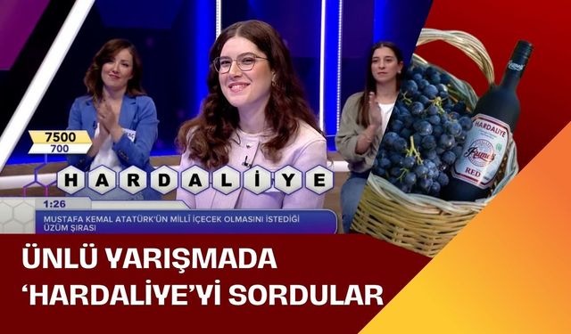 Ünlü Yarışmada ‘Hardaliye’yi Sordular