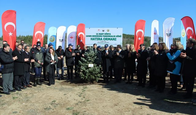 Kırklareli'nde Fidanlar, Down Sendromlular İçin Dikildi