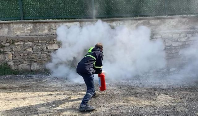 Vize’de Yangın Tatbikatı
