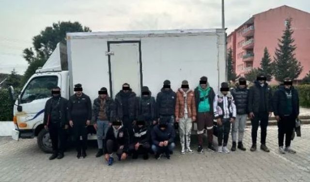 Kırklareli’nde 13 Düzensiz Göçmen Yakalandı