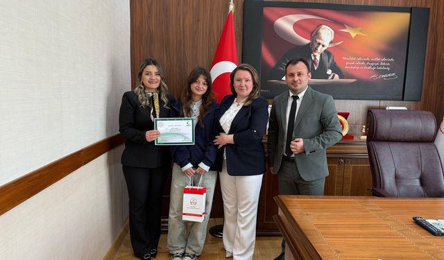 Vize Anadolu İmam Hatip Lisesi Öğrencisi Zeynep Taşkın’dan Büyük Başarı