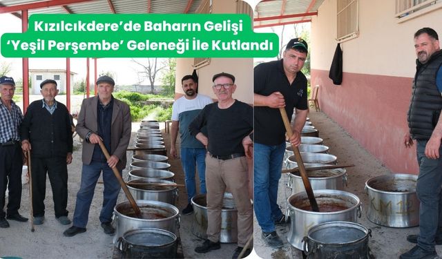 Kızılcıkdere’de Baharın Gelişi ‘Yeşil Perşembe’ Geleneği İle Kutlandı