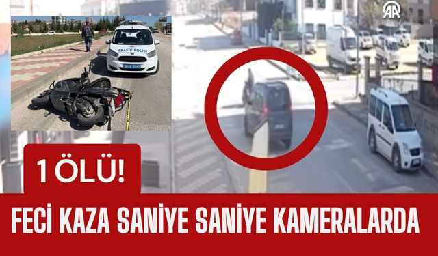 ŞOK; Feci Kaza Saniye Saniye Kameralarda