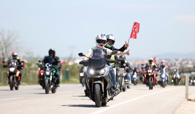 Kırklareli; Motosiklet Sürücüleri Trafik Kurallarına Dikkati Çekti