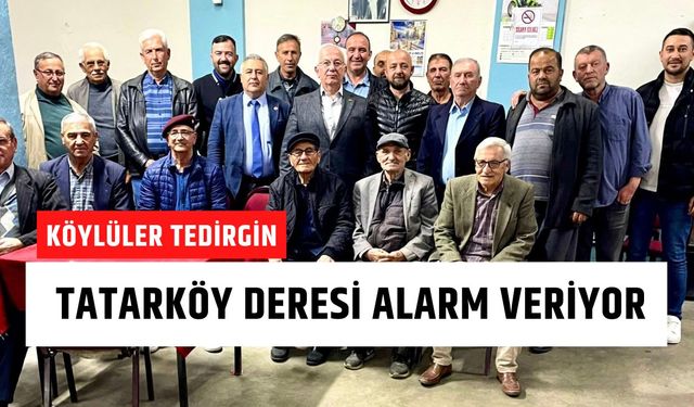 KÖYLÜLER TEDİRGİN; Tatarköy Deresi Alarm Veriyor