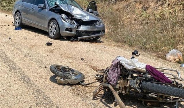 Acı Kaza; Motosikletin Arka Koltuğunda Can Verdi
