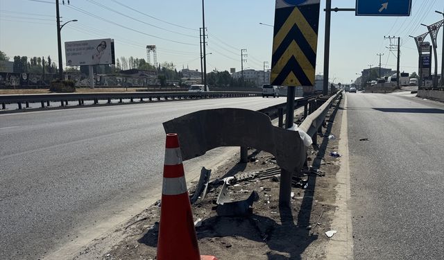 Motosikletiyle Bariyere Çarptı, Canından Oldu