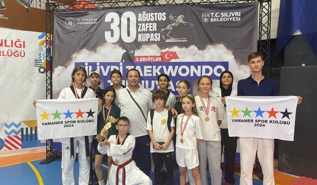Yamaner Spor Kulübü Madalyalarla Eve Döndü