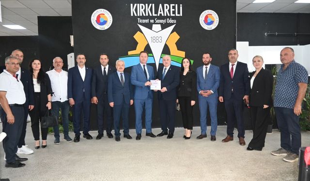 Kırklareli TSO, MHP Heyetini Ağırladı