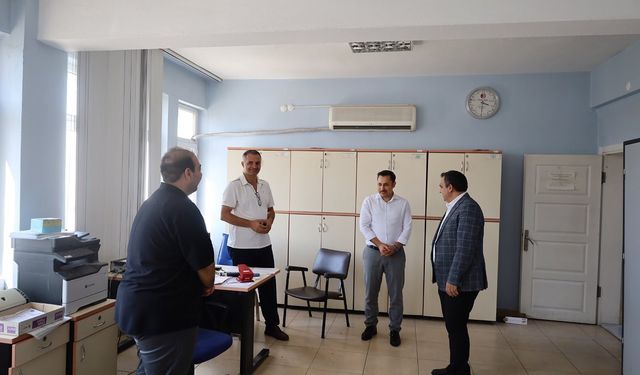 Kaymakam Balaban, Vergi Dairesi’ni Ziyaret Etti