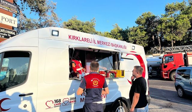 Kızılay Kırklareli Şubesi, Yardıma Koştu