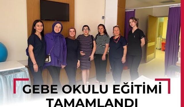 Temmuz Dönemi Gebe Okulu Tamamlandı
