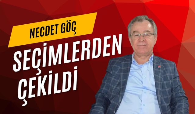 Necdet Göç Seçimlerden Çekildi