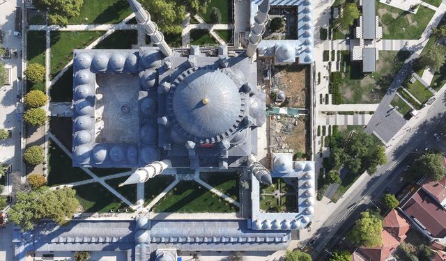 Selimiye Camisi'ndeki Restorasyon Çalışmaları Tamamlanmak Üzere