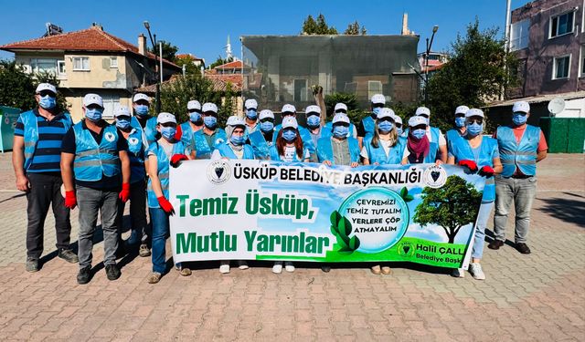 Üsküp’te Temizlik Kampanyası
