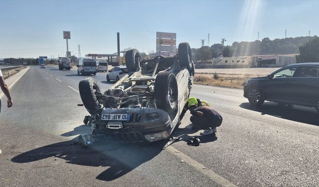 Korkutan Kaza; 2 Yaralı