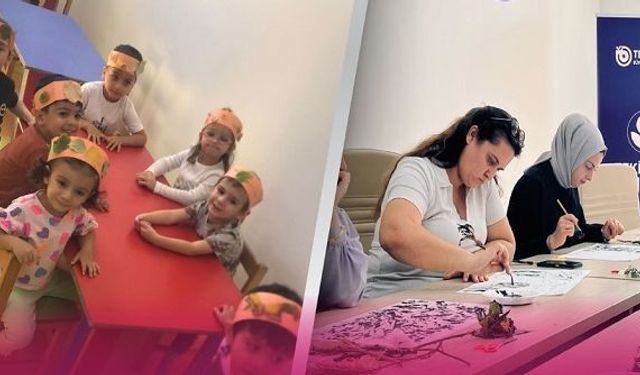 Kadınlar ve Çocuklar Doğayla Buluştu, Sanatla Güçlendi